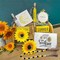 10-Pieces Sunflower Tiered Tray Decor Set - Farmhouse Home Gift